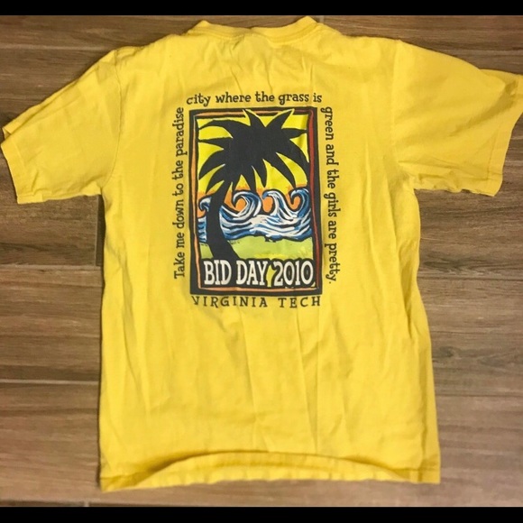 Yellow Alpha Chi Omega TShirt - Picture 2 of 2